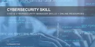 CyberSecurity Skills for CISO & Cybersecurity Manager CyberSecurity Skills by Alessandro Civati