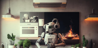 Luxury robot showroom opened in London by Moley Robotics