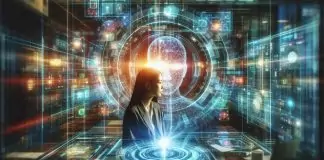 Decentralized Immersive Experiences: How DePIN and Spatial Streaming Bring AI Agents to Life AI-powered digital human interacting in a futuristic XR environment powered by Mawari's decentralized network.