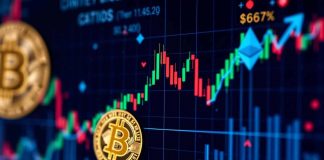 Bitcoin Struggles to Hold $100K Amid Bond Market Volatility and Altcoin Surge Bitcoin price chart showcasing the dip below $100K