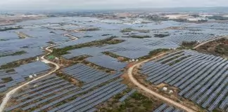China’s Solar Dominance: A Catalyst for Global Clean Technology Adoption An aerial view of the Datong Panda Power Plant in Shanxi Province, China, symbolizing the country’s dominance in the global solar power industry