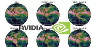 Nvidia Launches cBottle: AI Model That Builds a Digital Twin of Earth for Climate Forecasting
